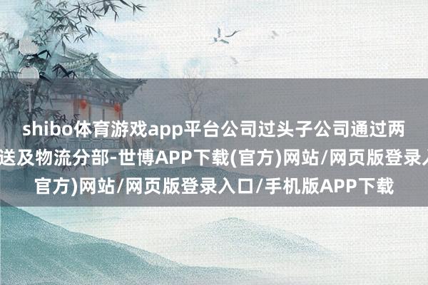 shibo体育游戏app平台公司过头子公司通过两大分部运营：货柜输送及物流分部-世博APP下载(官方)网站/网页版登录入口/手机版APP下载