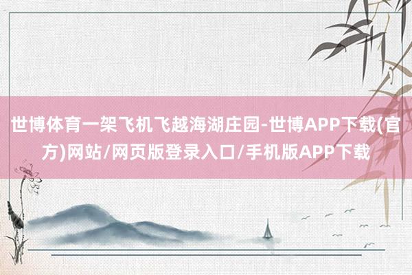 世博体育一架飞机飞越海湖庄园-世博APP下载(官方)网站/网页版登录入口/手机版APP下载